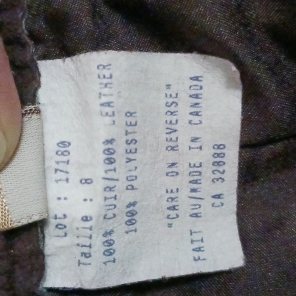 VINTAGE Skotts Suede Genuine Suede Leather Bootcut Flare pants, Size 8 - Picture 8 of 13